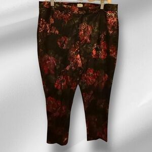 Pearl Georgina Chapman of Marchesa Floral‎ Pants nwt